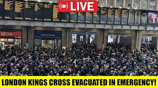 🚨BREAKING  London Kings Cross EVACUATED In EMERGENCY [upl. by Norrag]