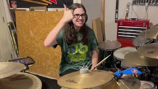 Playing Entertain by SleaterKinney on drums [upl. by Hieronymus846]