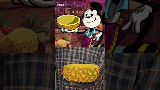 Mickey n Minnies FryOff Street Food Scramble🍍🍚 shorts mickeymouse friedrice disney [upl. by Baumann942]