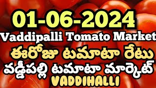 Vaddipalli Tomato Market🍅ఈరోజుటమాటారేటుTodayTomatoRateInVaddipalli01062024‎ckgowthamvlogs [upl. by Coulombe162]