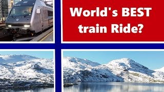 WORLDS BEST TRAIN RIDE Bergen to Oslo Norway trip report [upl. by Ixel]