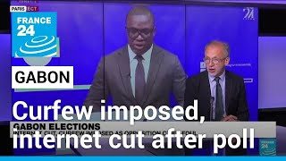 Curfew imposed internet cut after Gabon presidential poll • FRANCE 24 English [upl. by Evaleen179]