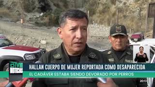 La Paz Hallan el cuerpo de una mujer reportada como desaparecida [upl. by Netsuj127]