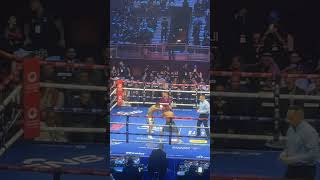 Oscar Collazo vs Thammanoon Niyomtrong last round nok down latino night [upl. by Noletta736]