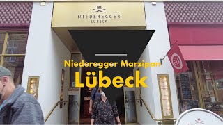 Niederregger Marzipan Lübeck Shop  2021 Germany [upl. by Nnewg970]