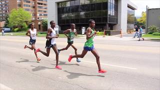 ELITE RUNNING FORM TECHNIQUE ANALYSIS AT BOLDER BOULDER 10KM [upl. by Kevon57]