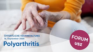 Forum Livestream Wenn die Gelenke schmerzen  Aktuelles zu Polyarthritis [upl. by Hidie]