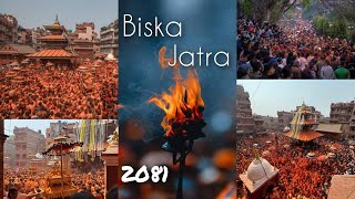 Biska Jatra  New Year Thimi  2081 sindur jatra  ✨️ [upl. by Gish901]