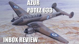 Azur Potez 633 light bomber 172 inbox review [upl. by Annmaria515]