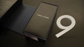 Samsung Galaxy Note 9 unboxing [upl. by Iraj]