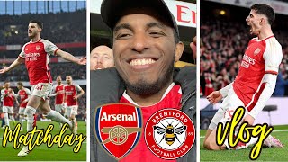 Kai Havertz Late Winner 🔥 Arsenal vs Brentford 21 Matchday Vlog [upl. by Doak593]