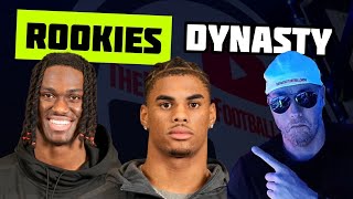 Rookie Sleepers Dynasty Fantasy Football 2024 [upl. by Yemane179]