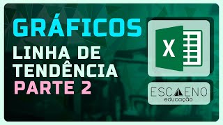 Como Utilizar Linhas de Tendência em Gráficos PARTE 2  Excel  ESCALENO EDUCAÇÃO [upl. by Bunting511]