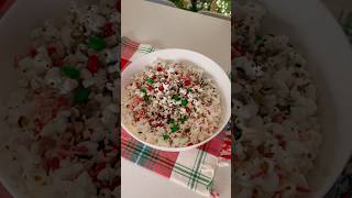 ASMR CHRISTMAS POPCORN asmr snackmix christmas christmastreats christmassnacks popcorn [upl. by Neelrac945]