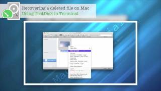 OSX Restoring deleted files  QUICK amp FREE [upl. by Zoarah]