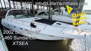 2002 Sea Ray 460 BOAT TOUR  Little Yacht Sales [upl. by Ahtiekahs]