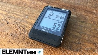 Wahoo Elemnt MINI Cycling Computer  Details  Unboxing  Install  First Ride [upl. by Arul]