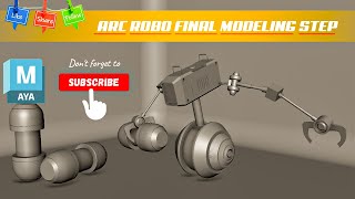 Mastering the ARC Robo Final Modeling Process in Maya [upl. by Ymaral557]