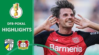 LEVERKUSEN made it to round 2  Jena vs Bayer 04 Leverkusen 01  Highlights  DFBPokal 1st Round [upl. by Elohcin965]