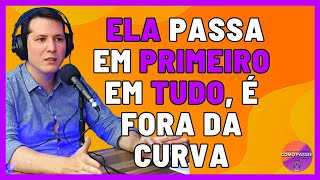 Ela É Fora da Curva E Passou em Vários Concursos Públicos em Primeiro [upl. by Rahsab35]