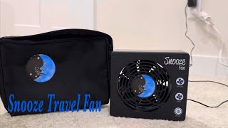 Snooze Travel White Noise Fan [upl. by Sheryle]