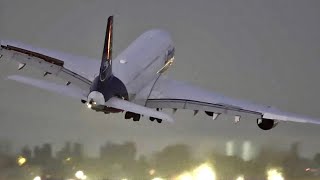 A380 Hits Wake Turbulence On Takeoff [upl. by Ydnih]