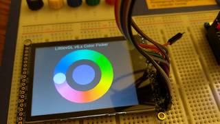 TinyPICO LittlevGL v6x Color Picker [upl. by Ertemed395]