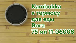 Розпаковка Kambukka к термосу для еды Bora 75 мл белый 1106008 [upl. by Enyluqcaj821]