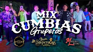 Mix Cumbias Gruperas feat Memo Lopez Banda La Impetuosa amp Grupo DLUJO [upl. by Dannye416]