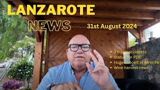 Lanzarote News 31st August 2024 [upl. by Enovahs]