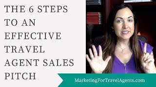 6 Steps for an Effective Travel Agent Sales Pitch [upl. by Annaiuq627]