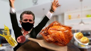 California Governor Gavin Newsom Rolls Out INSANE Thanksgiving Restrictions [upl. by Yorgo]