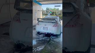 Gotta wash before the rollers trending 370z automobile subscribe viralvideo shortsyoutube [upl. by Castro46]