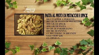 Pasta al pesto di pistacchi e speck COTTOERAPPATO 4 [upl. by Ahsekam]