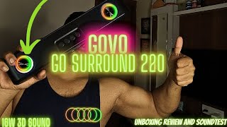 Govo Gosurround 220 16W Bluetooth Soundbar Review  Best Bluetooth Speaker Under 2000 soundbar [upl. by Anej]