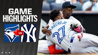 Blue Jays vs Yankees Game Highlights 8424  MLB Highlights [upl. by Enirhtak]