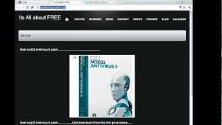 ESET NOD32 ANTIVIRUS 5 PATCH for freeHD [upl. by Esilenna360]