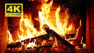 🔥 Cozy Fireplace 4K 12 HOURS Fireplace with Crackling Fire Sounds Crackling Fireplace 4K [upl. by Nathanson]