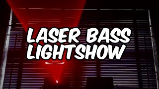 Laser Bass Light Show 6 🔴 🟢 🔵 [upl. by Koy]