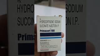 Primacort 100 Hydrocortisone Sodium succinate injection IP [upl. by Ibbetson279]