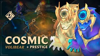 🌌🐻 Cosmic Volibear  Prestige Edition 🐻🌌 RuneForge—LoL Custom Skins [upl. by Anatolio]