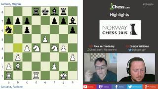 Norway Chess Recap Round 2 GM Yermolinsky And GM Williams [upl. by Thurston]