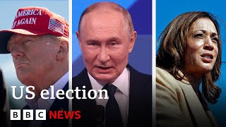 Donald Trump reacts to Vladimir Putin endorsing Kamala Harris as next US president  BBC News [upl. by Chad]