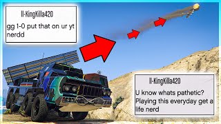 Chernobog Trolling An ANGRY Orbital Griefer on GTA Online Gets MAD [upl. by Finkelstein669]