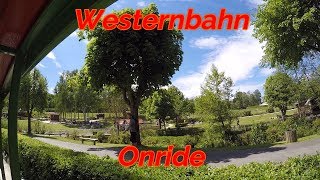 Westernbahn Onride Video im Freizeitpark Lochmühle in Wehrheim [upl. by Sukramed701]