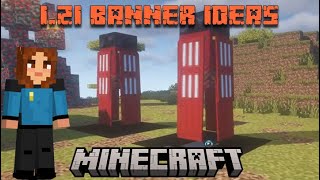 10 Fancy Banner Designs in Minecraft 121 with Flow and Guster [upl. by Lord]