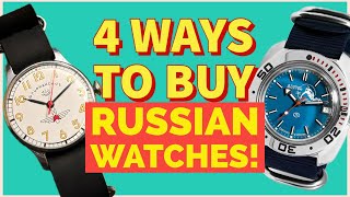 4 Ways more or less to Buy Russian Watches [upl. by Yrrah]