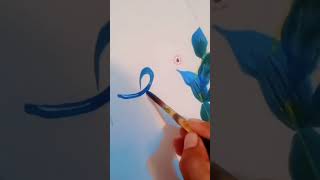 Wall art painting tutorial for calligraphy name zoha printable painting in beautiful viralvideo [upl. by Nicks]