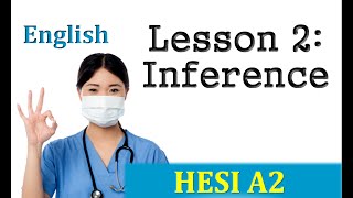 HESI Entrance Exam  English Lesson 2 Inference [upl. by Lledyl]