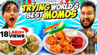 Eating Worlds BEST MOMOS for 24 HOURS Challenge 😍  Food Challenge by Foodie We ❤️ [upl. by Venator785]